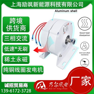 厂家直销100W12v24v家用三相交流永磁同